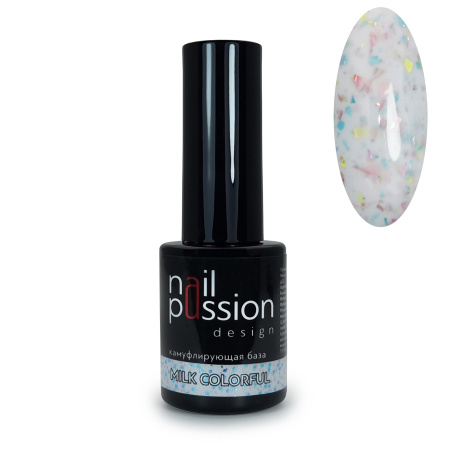 База камуфлирующая - Milk Colorful - Nail Passion - 10 мл