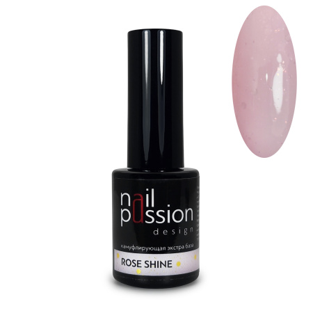 База камуфлирующая экстра - Rose Shine - Nail Passion - 10 мл