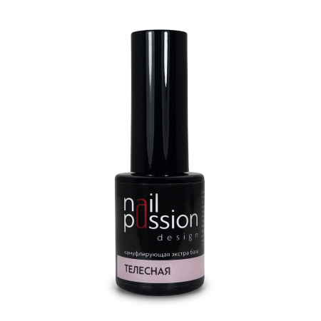 База камуфлирующая каучуковая - Телесная - Nail Passion - 10 мл