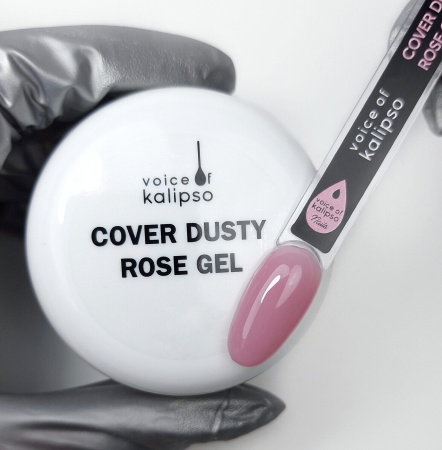 Гель для наращивания - Cover Dusty Rose - Voice of Kalipso - 15 мл