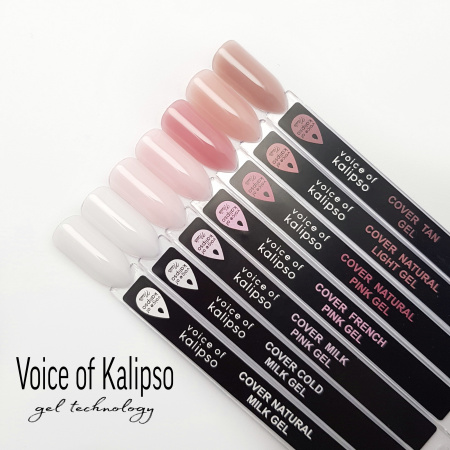 Гель для наращивания - Cover Natural Milk - Voice of Kalipso - 5 мл