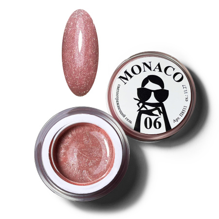 Светоотражающий гель - monaco 06 - Pink House - 15 мл