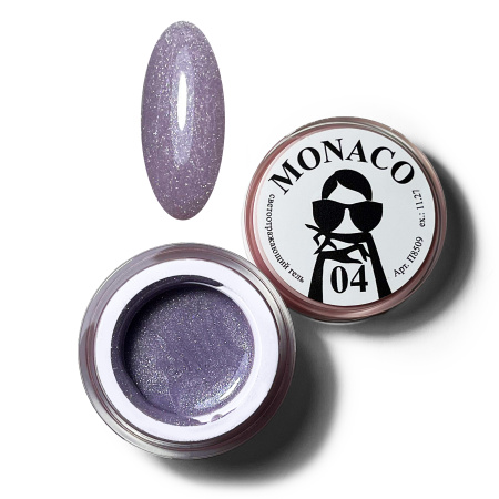 Светоотражающий гель - monaco 04 - Pink House - 15 мл